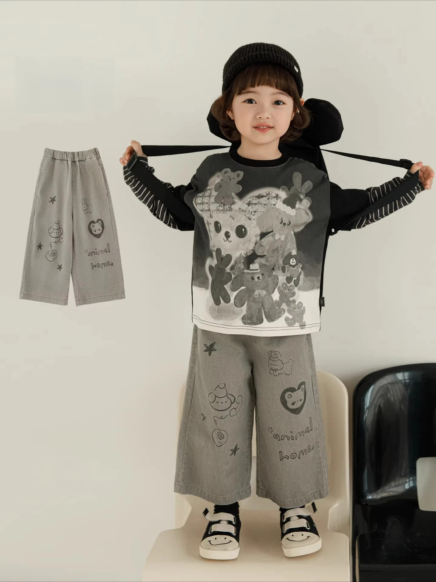 Girls 2026 Spring Cartoon Straight Pants Pure Cotton Breathable Playful Comfort Kids Sporty 2-8Y
Girls 2026 Spring Cartoon Straight Pants Pure Cotton Breathable Playful Comfort Kids Sporty 2-8Y