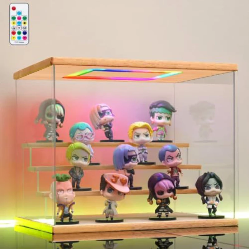 Clear Acrylic Wihe Light Display Case,3/4/5/6 Tier Multiple Color Lights via Remote Control Dustproof Display Box for Collectib
Clear Acrylic Wihe Light Display Case,3/4/5/6 Tier Multiple Color Lights via Remote Control Dustproof Display Box for Collectib