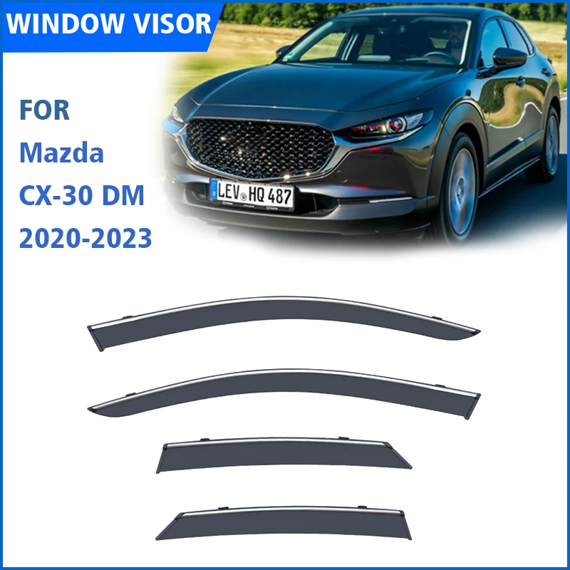 FOR Mazda CX30 CX-30 DM 2020-2023 Window Visor Rain Guard Windows Rain Cover Deflector Awning Shield Vent Guard Shade Cover Trim
FOR Mazda CX30 CX-30 DM 2020-2023 Window Visor Rain Guard Windows Rain Cover Deflector Awning Shield Vent Guard Shade Cover Trim