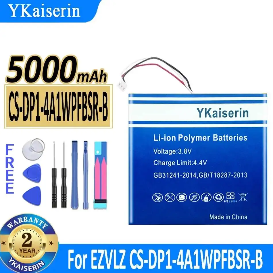 Высококачественная замена аккумулятора для Ezviz CS-DP1-4A1WPFBSR-B 5000 мАч для дверного звонка с отличной работой при низких температурах
Высококачественная замена аккумулятора для Ezviz CS-DP1-4A1WPFBSR-B 5000 мАч для дверного звонка с отличной работой при низких температурах