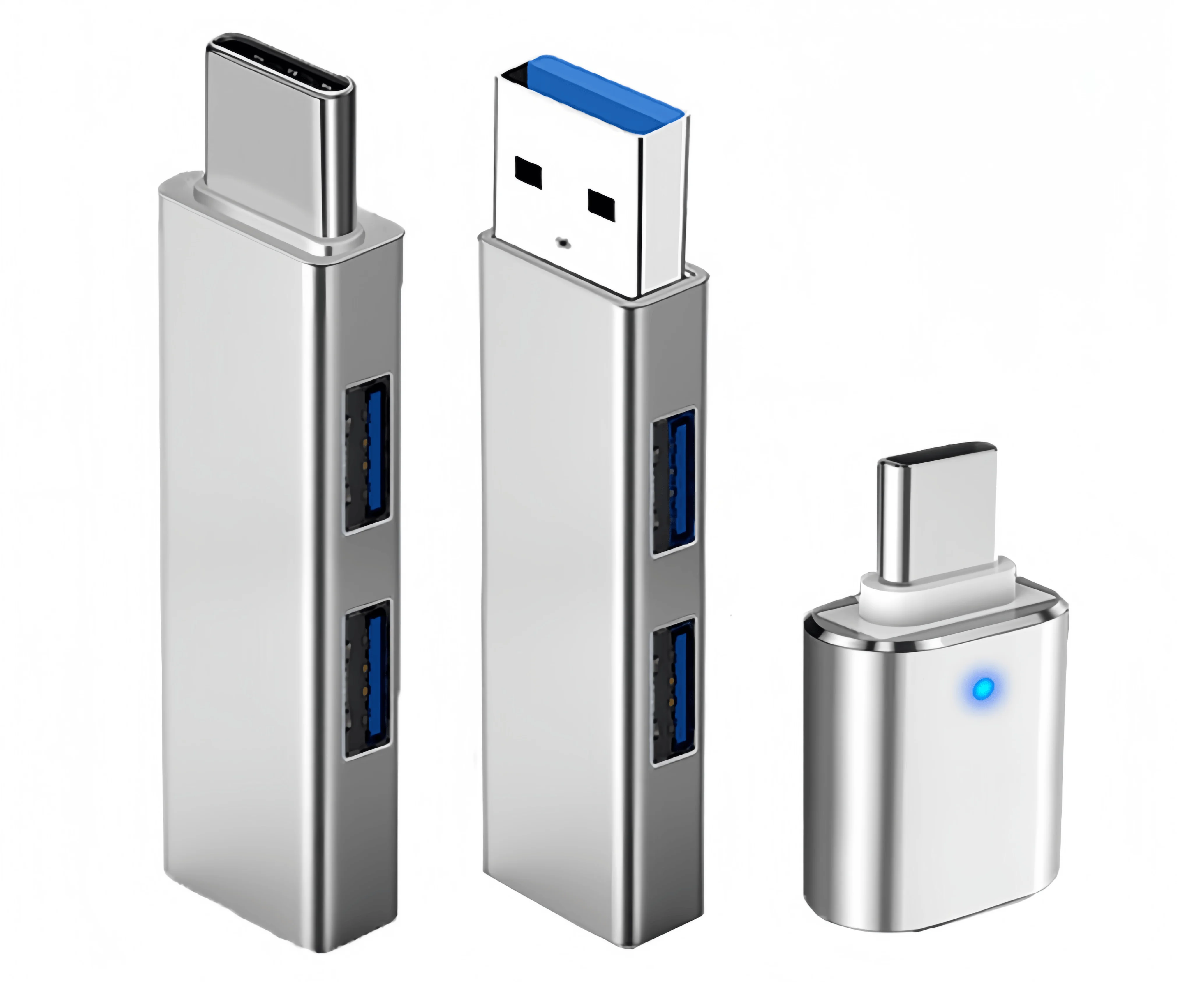 USB Adapter Kit - USB 3.0 Hub, Type C to USB Adapter, USB-C Male to USB A Female OTG Splitter Extension
USB Adapter Kit - USB 3.0 Hub, Type C to USB Adapter, USB-C Male to USB A Female OTG Splitter Extension