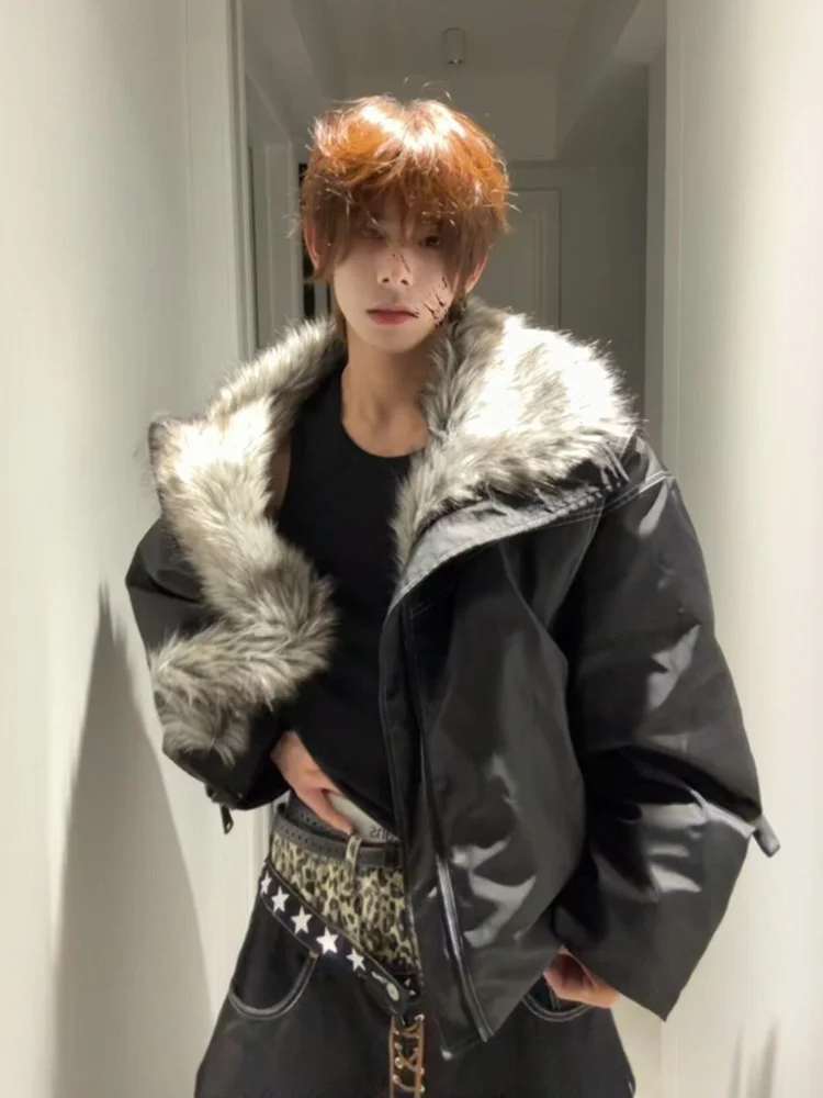 Мужская зимняя куртка-пуховик American Sle Thiened с большим меховым воротником, теплая, удобная, рабочая одежда, верхняя одежда из нейлоновой ткани
Мужская зимняя куртка-пуховик American Sle Thiened с большим меховым воротником, теплая, удобная, рабочая одежда, верхняя одежда из нейлоновой ткани