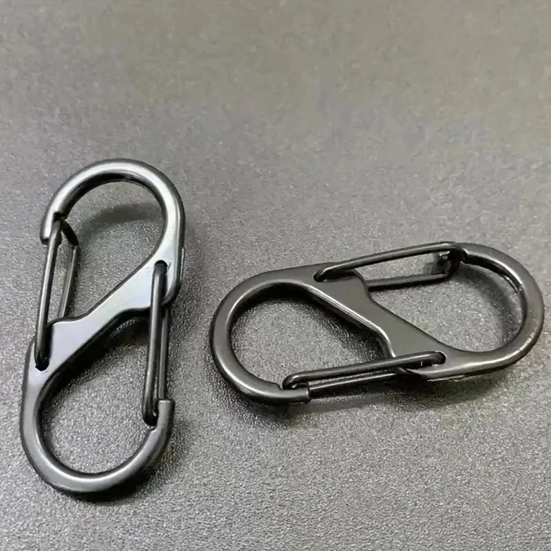 EDCS-shaped bidirectional hook Zinc alloy spring mountain buckle Pet rope connector key pendant Backpack accessories Small tools
EDCS-shaped bidirectional hook Zinc alloy spring mountain buckle Pet rope connector key pendant Backpack accessories Small tools