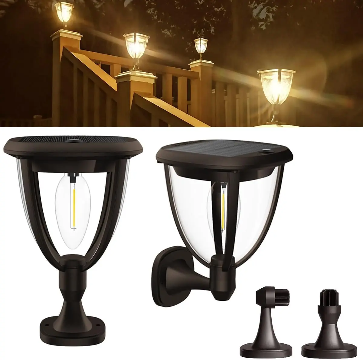 Solar Outdoor Garden 2 modes of Solar LED Lights Waterproof Suitable for 360 ° Solar Outdoor RCON Lighting in Courtyards Garages
Solar Outdoor Garden 2 modes of Solar LED Lights Waterproof Suitable for 360 ° Solar Outdoor RCON Lighting in Courtyards Garages