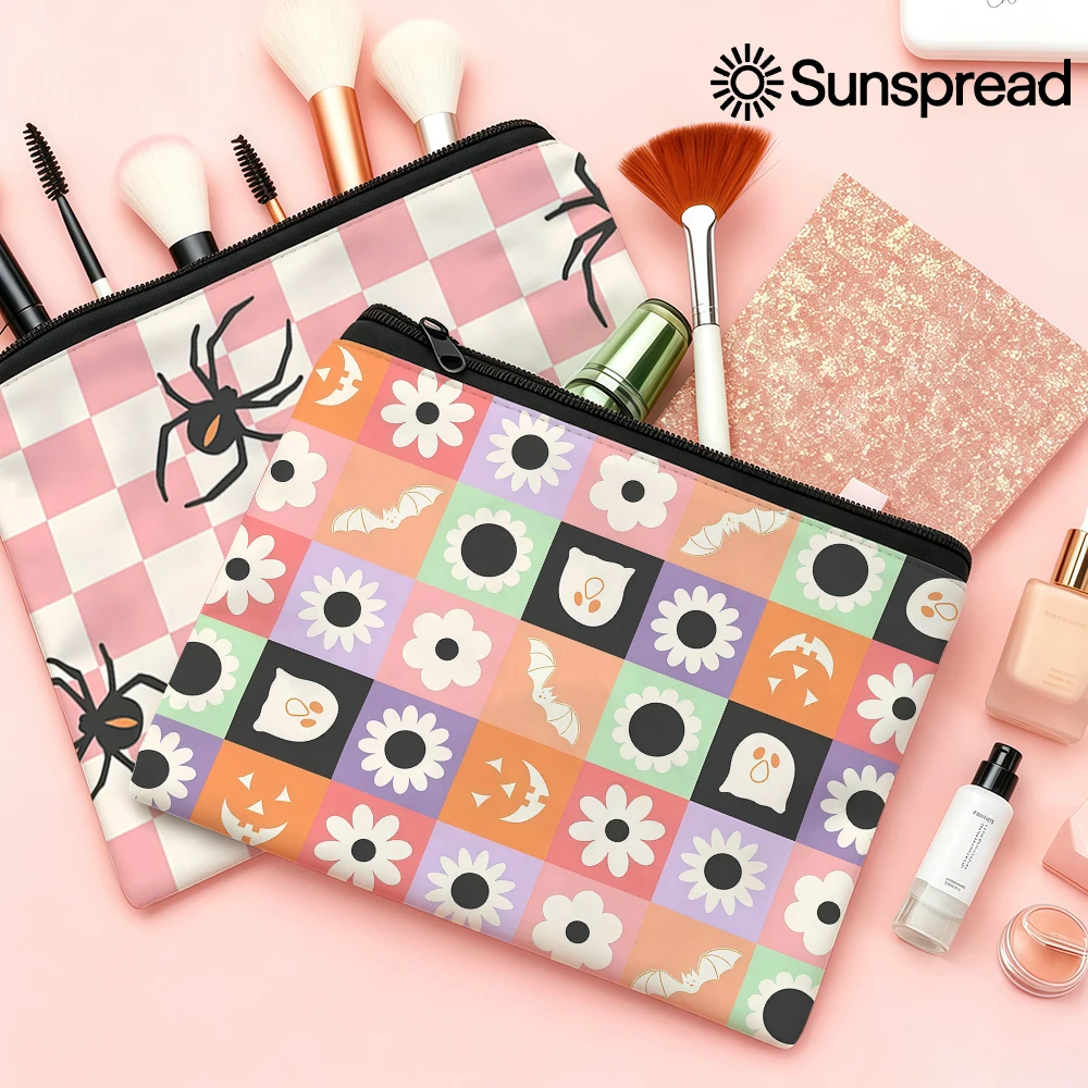 Macaron Halloween Blocks Makeup Bag Cute Zipper Bag for Women Jewelry Storage Bag Perfect Travel Zipper Small Storage Bag
Macaron Halloween Blocks Makeup Bag Cute Zipper Bag for Women Jewelry Storage Bag Perfect Travel Zipper Small Storage Bag