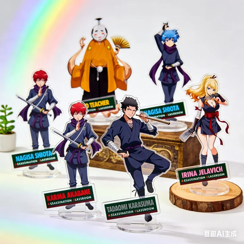 15CM Assassination Classroom Anime Koro-sensei Nagisa Karma Character Acrylic Stand Doll Anime Figure Model Cosplay Toy For Gift
15CM Assassination Classroom Anime Koro-sensei Nagisa Karma Character Acrylic Stand Doll Anime Figure Model Cosplay Toy For Gift