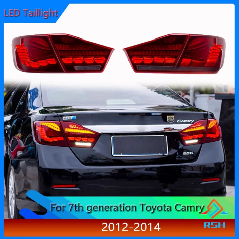 Tail Light For Toyota 2012-2014 7th Generation Camry Modified LED Dragon Scale Driving Lights Streamer Turn Signal Rear Lamp
Tail Light For Toyota 2012-2014 7th Generation Camry Modified LED Dragon Scale Driving Lights Streamer Turn Signal Rear Lamp