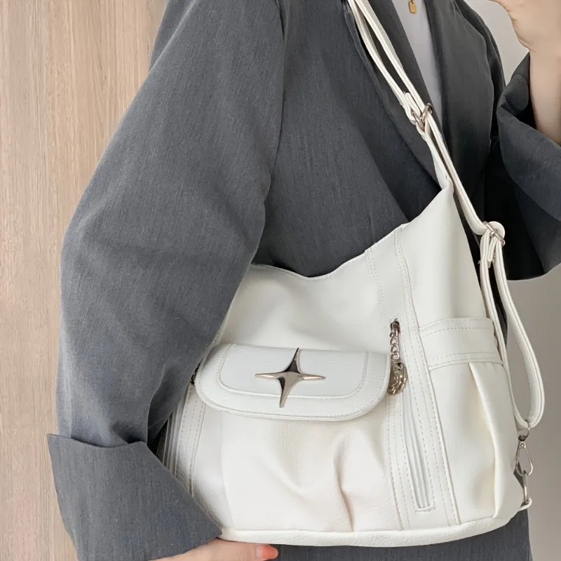 Vintage Y2K Crossbody Bag, Retro Shoulder Hobo Bag, Women's Trendy Handbag & Purse
Vintage Y2K Crossbody Bag, Retro Shoulder Hobo Bag, Women's Trendy Handbag & Purse