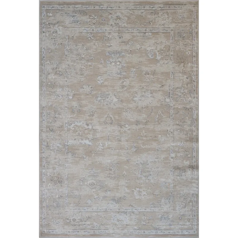 Eno Elmina Brown, Ivory, Taupe and White Viscose Area Rug
Eno Elmina Brown, Ivory, Taupe and White Viscose Area Rug