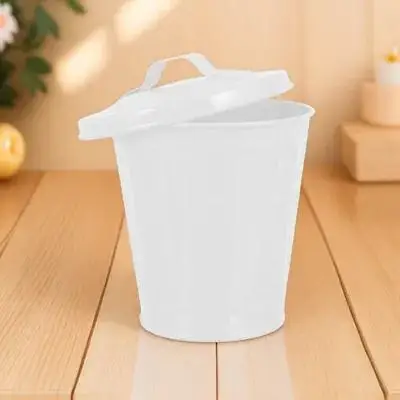 Adorable Desktop Garbage Bin With Lid Mini Waste Container Small Storage Pot For Flowerpot Office Home White Compact Lightweight
Adorable Desktop Garbage Bin With Lid Mini Waste Container Small Storage Pot For Flowerpot Office Home White Compact Lightweight