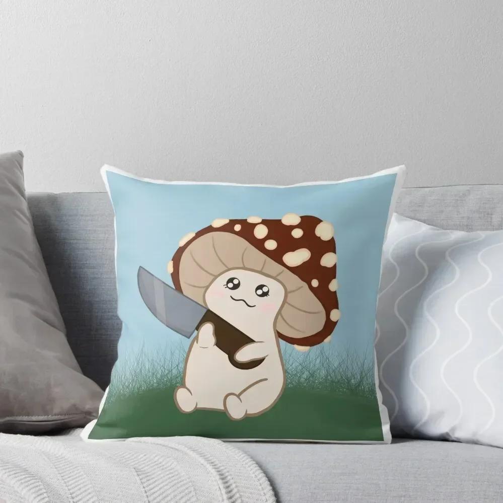 Mushroom with a knife Throw Pillow Cushion Cover Set pillow cover christmas pillowcases for sofa cushions luxury decor pillow
Mushroom with a knife Throw Pillow Cushion Cover Set pillow cover christmas pillowcases for sofa cushions luxury decor pillow