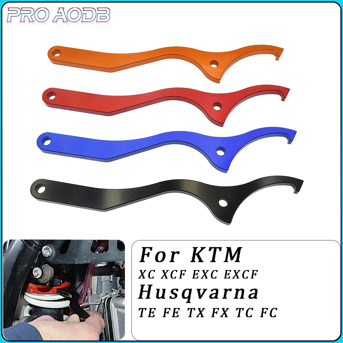 Motorcycle Rear Damping Shock Absorber Spanner Wrench Tool For KTM EXC EXC-F SX SX-F XC XC-F XC-W XCW-F Husqvarna FC FE TC TE
Motorcycle Rear Damping Shock Absorber Spanner Wrench Tool For KTM EXC EXC-F SX SX-F XC XC-F XC-W XCW-F Husqvarna FC FE TC TE