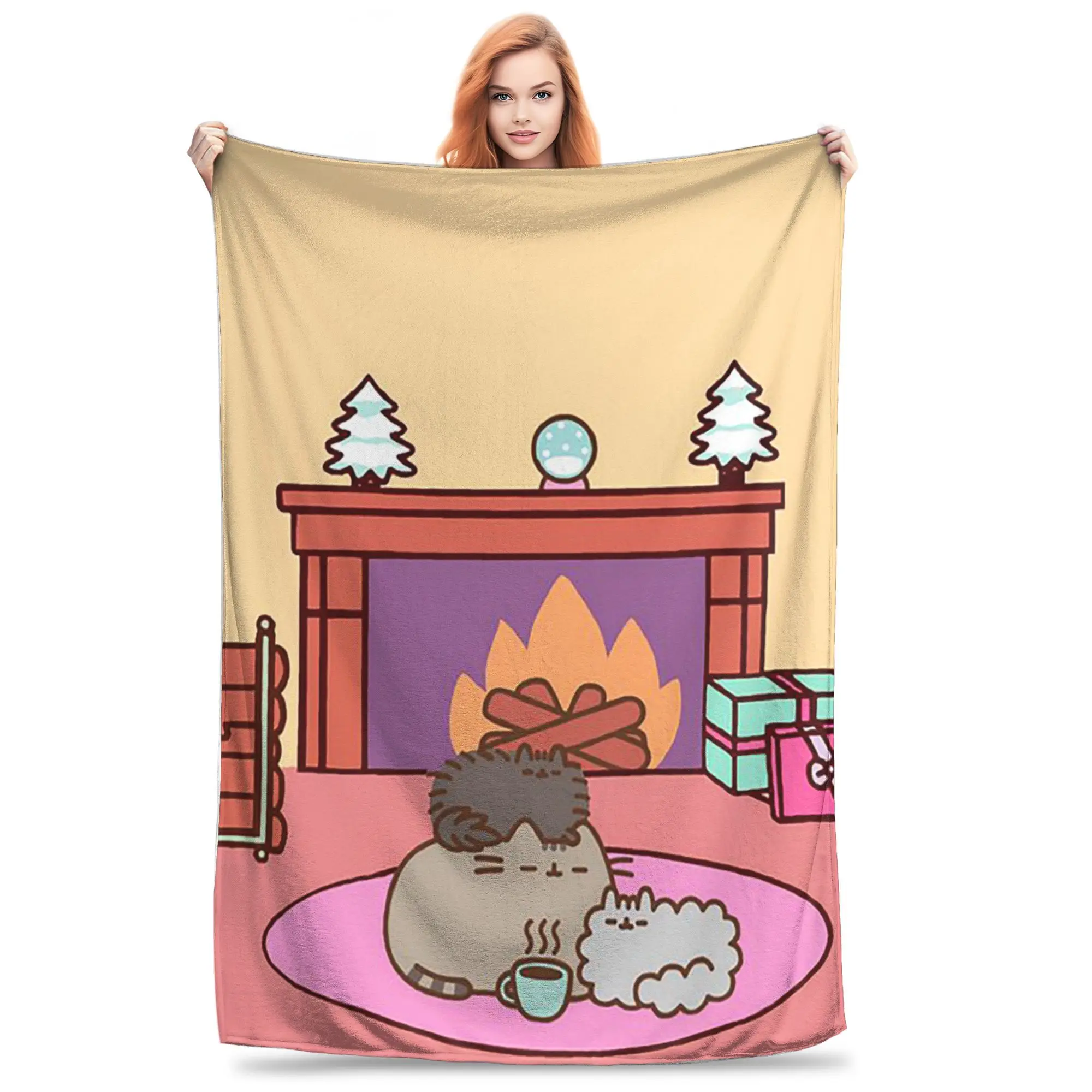 Flannel Throw Blanket Cute Cats Christmas Halloween Gifts Cartoon Funny Blankets Soft Bedspread for Bed Living room Home Picnic
Flannel Throw Blanket Cute Cats Christmas Halloween Gifts Cartoon Funny Blankets Soft Bedspread for Bed Living room Home Picnic