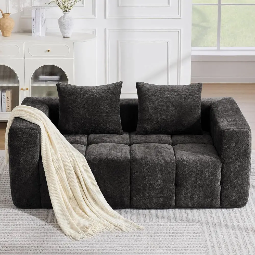 72 Deep Seating Cloud Sectional Sofa with Chaise, High-Density Memory Foam, Grey, Living Room Furniture, Ready to Use
72 Deep Seating Cloud Sectional Sofa with Chaise, High-Density Memory Foam, Grey, Living Room Furniture, Ready to Use