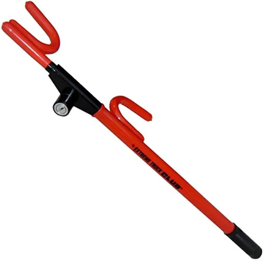 Universal Truck Steering Wheel Lock, Red - Extends 10-21 Inches, Self-Locking, High Visibility
Universal Truck Steering Wheel Lock, Red - Extends 10-21 Inches, Self-Locking, High Visibility