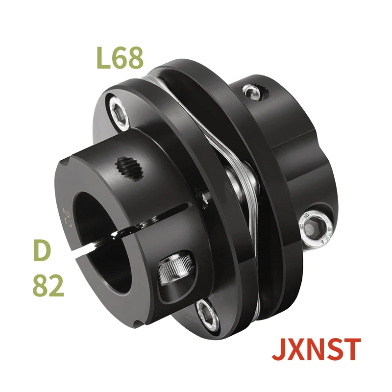 JXNST45# steel D82L68 high torque rigid coupling Step type single diaphragm elastic coupling
JXNST45# steel D82L68 high torque rigid coupling Step type single diaphragm elastic coupling