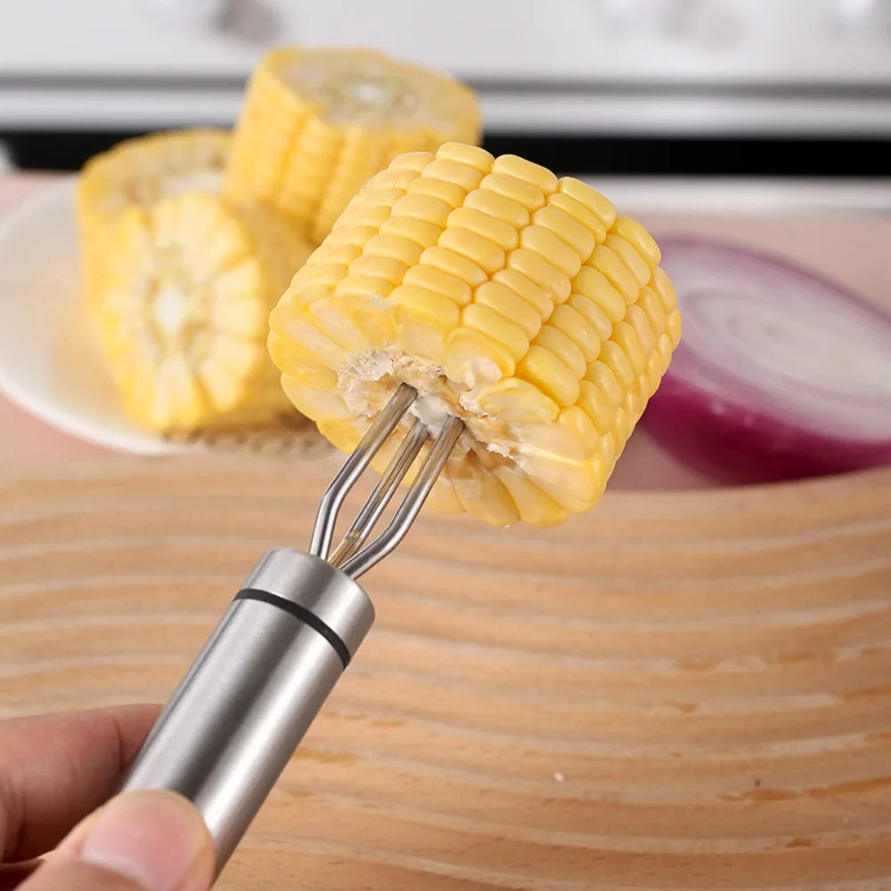 5pcs Multipurpose Stainless Steel Corn Forks Set Reusable 3 Prong BBQ Skewer Rust-proof Grilled Sausage Prod Picnics
5pcs Multipurpose Stainless Steel Corn Forks Set Reusable 3 Prong BBQ Skewer Rust-proof Grilled Sausage Prod Picnics