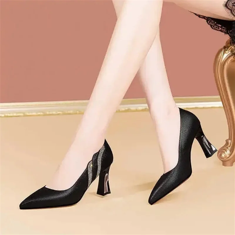 Sapatos Femininas Women Cute Sexy Navy Blue High Quality Spring & Summer High Heel Shoes Lady Casual Comfort Heel Pumps C1073
Sapatos Femininas Women Cute Sexy Navy Blue High Quality Spring & Summer High Heel Shoes Lady Casual Comfort Heel Pumps C1073