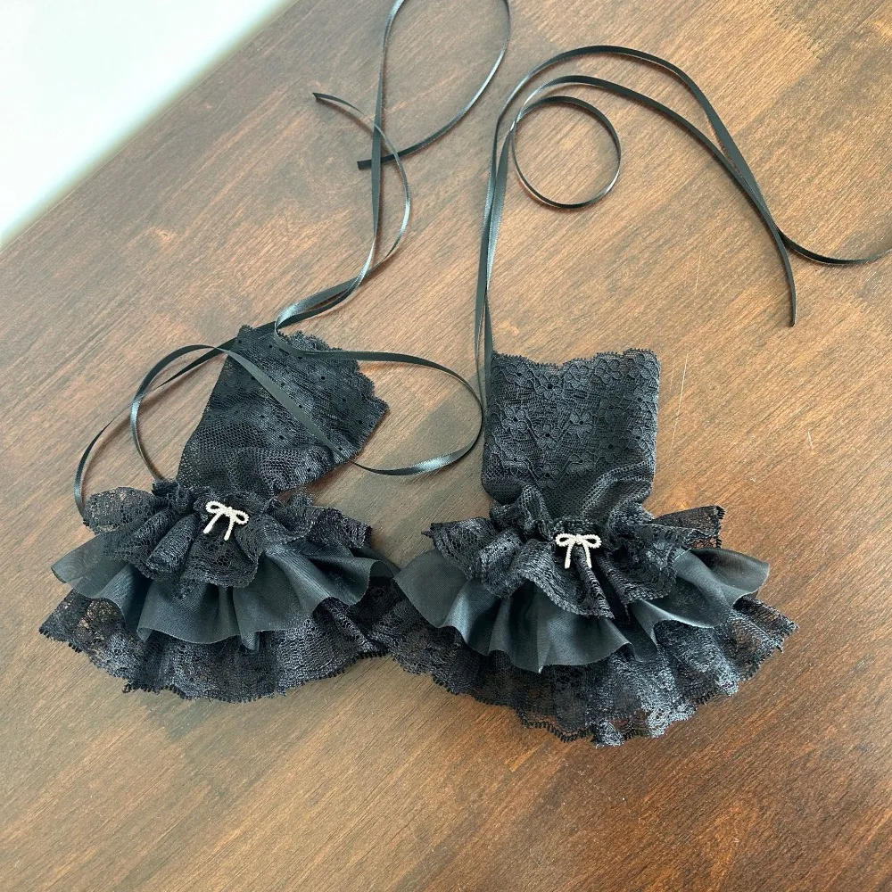 Fashion Elastic Strappy Bow Gloves Sleeves Elegant Lace Fingerless Oversleeve Balletcore Butterfly Ruffled Wrist Cuffs Gothic
Fashion Elastic Strappy Bow Gloves Sleeves Elegant Lace Fingerless Oversleeve Balletcore Butterfly Ruffled Wrist Cuffs Gothic