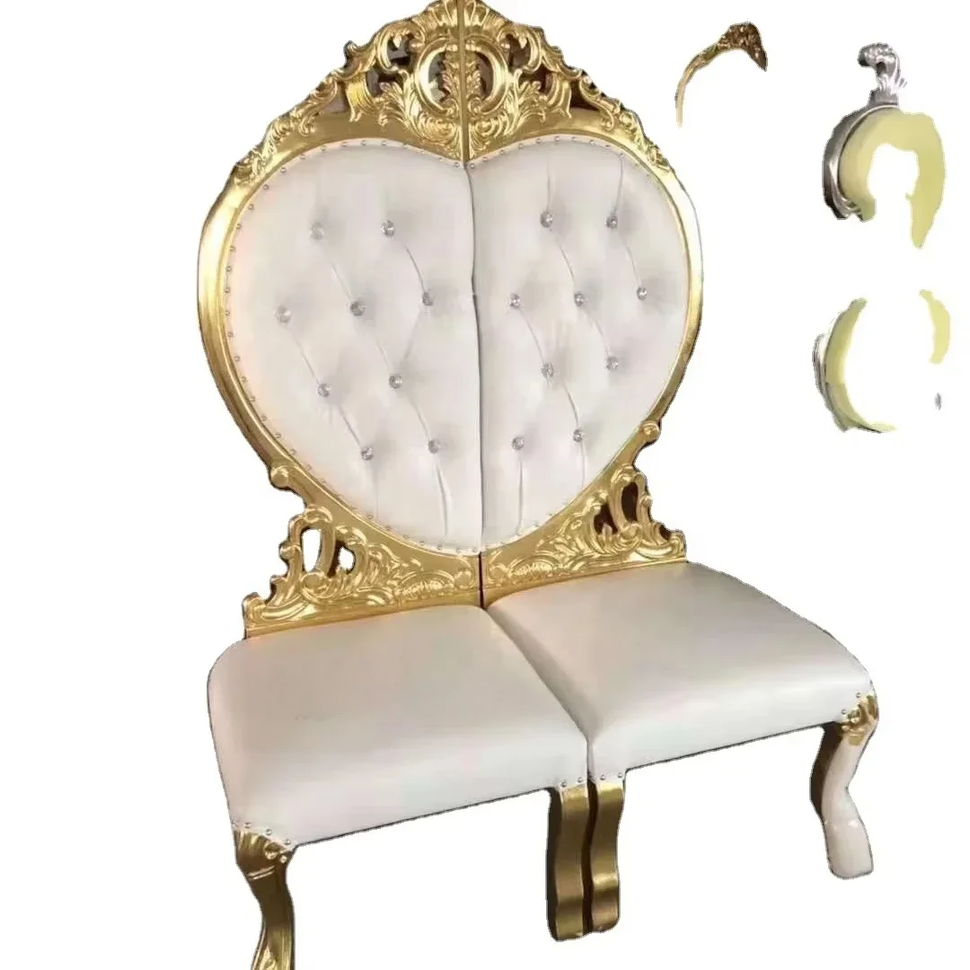 Furniture Bride and Groom King King Seat Deluxe Double High Back Solid Wood European Antique Love Couple Sofa
Furniture Bride and Groom King King Seat Deluxe Double High Back Solid Wood European Antique Love Couple Sofa