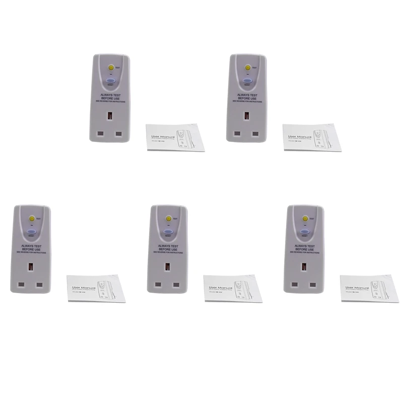 5X Uk Plug 13A Gfci Leakage Protection Plug Rcd Socket Home Circuit Breaker Cutout Power Trip Switch- Uk Plug
5X Uk Plug 13A Gfci Leakage Protection Plug Rcd Socket Home Circuit Breaker Cutout Power Trip Switch- Uk Plug
