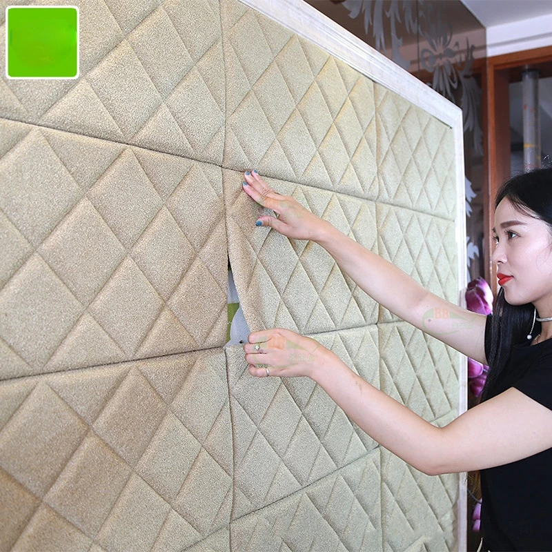 Самоклеящиеся наклейки для стен, из мягкой замши, утолщенные, фоновые, для декорирования стен, 6 шт.