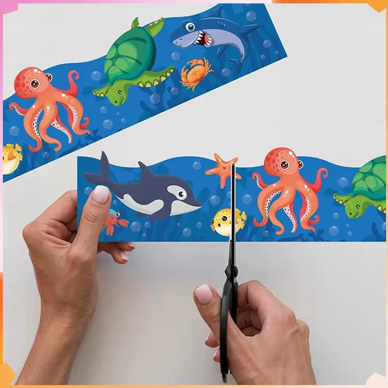 B94A 2 Roll Borders Stickers, Ocean Animal Board Borders, For Decorate Bulletin Boards,Walls,Desks,Window,Doors 65.6Ft
B94A 2 Roll Borders Stickers, Ocean Animal Board Borders, For Decorate Bulletin Boards,Walls,Desks,Window,Doors 65.6Ft