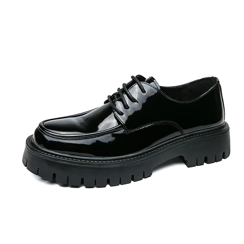 New Platform Shoes Loafers Shoes Men Thick-soled Wedding Shoes Black Formal Business Shoes Slip-on Leather Increase Casual Shoes
New Platform Shoes Loafers Shoes Men Thick-soled Wedding Shoes Black Formal Business Shoes Slip-on Leather Increase Casual Shoes