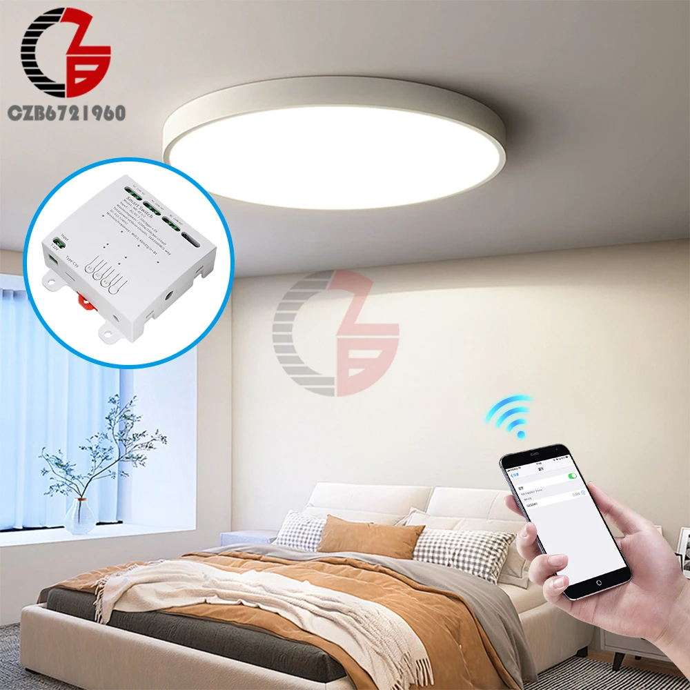 7 В-32 В/тип C 5 В 90-260 В умный переключатель Wi-Fi Bluetooth релейный модуль 433 МГц RF приложение дистанционное управление Jog/самоблокировка/режим блокировки
7 В-32 В/тип C 5 В 90-260 В умный переключатель Wi-Fi Bluetooth релейный модуль 433 МГц RF приложение дистанционное управление Jog/самоблокировка/режим блокировки