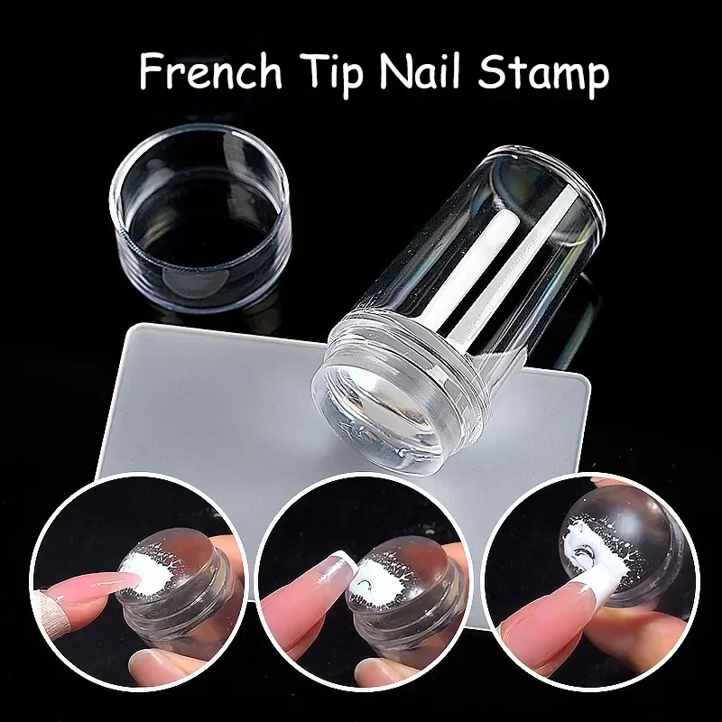 Nail Stamper Jelly Silicone Printing Nail Polish Stamping French Tip Nail Stamp Template with Scraper Manicure Stencil Tools Set
Nail Stamper Jelly Silicone Printing Nail Polish Stamping French Tip Nail Stamp Template with Scraper Manicure Stencil Tools Set