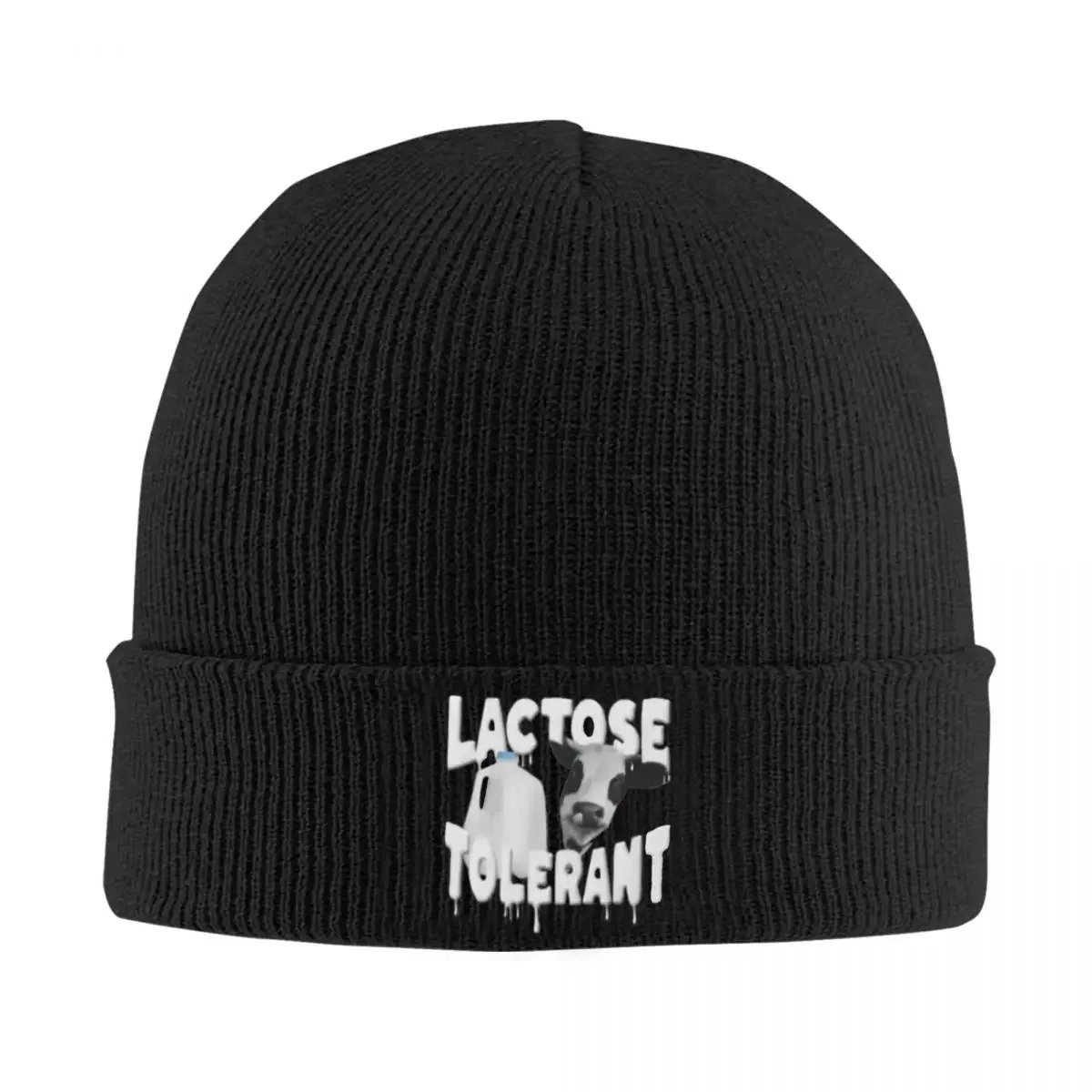 Lactosed-Tolerants Hat Autumn Winter Beanie Warm Cow Milk Funny Meme Cap Men Women Knitted Caps
Lactosed-Tolerants Hat Autumn Winter Beanie Warm Cow Milk Funny Meme Cap Men Women Knitted Caps