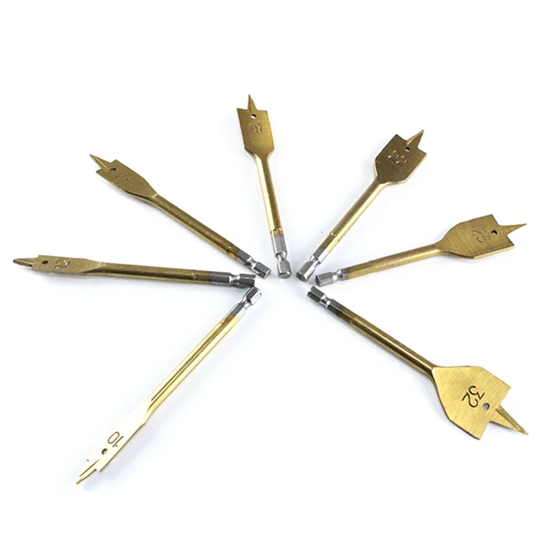 ABFW 7 шт. титановое сверло из быстрорежущей стали, плоские сверла по дереву, сделай сам, деревообрабатывающие инструменты с сумкой
ABFW 7 шт. титановое сверло из быстрорежущей стали, плоские сверла по дереву, сделай сам, деревообрабатывающие инструменты с сумкой