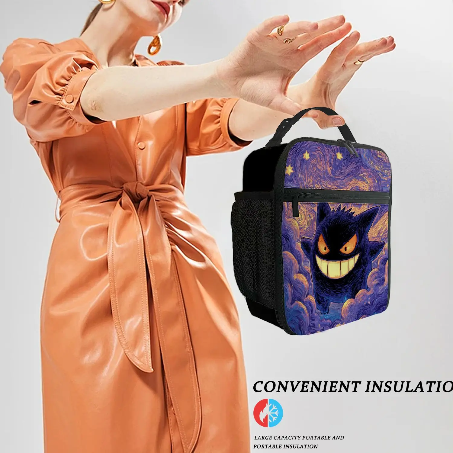 1pc Pokémon Gengar Lunch Bag Handbag High-Quality Cute Casual Party Picnic School Gift for Daily Use
1pc Pokémon Gengar Lunch Bag Handbag High-Quality Cute Casual Party Picnic School Gift for Daily Use