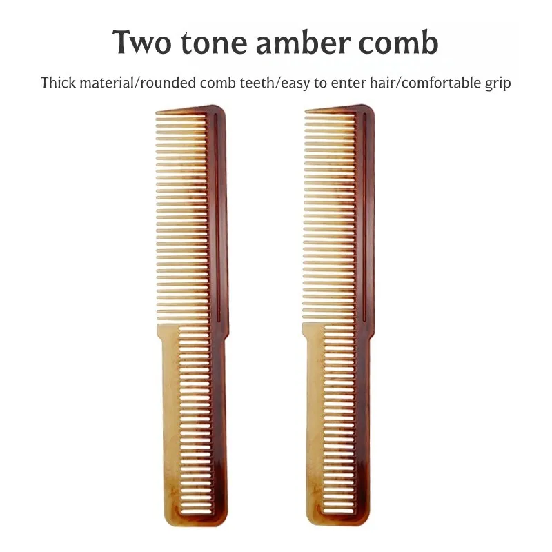 Two Tone Amber Comb Hair Salon Specific Trimming Comb Men's Oil Head Hair Comb Stylist Professional Accessories Tools Hair Brush
Two Tone Amber Comb Hair Salon Specific Trimming Comb Men's Oil Head Hair Comb Stylist Professional Accessories Tools Hair Brush