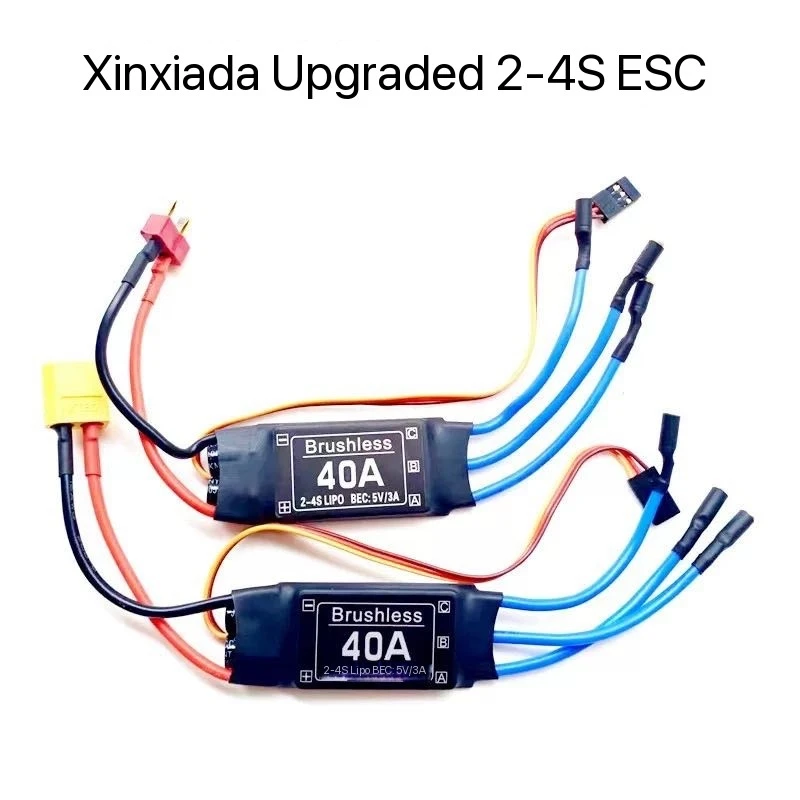 Upgraded XXD 40A brushless ESC electronic governor 2-4S powered fixed-wing model drone 5V 3A BEC
Upgraded XXD 40A brushless ESC electronic governor 2-4S powered fixed-wing model drone 5V 3A BEC