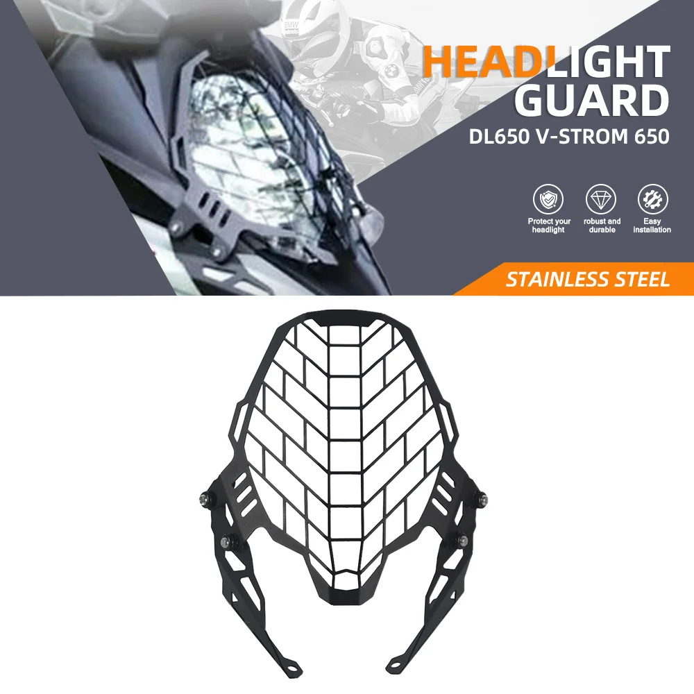 Motorcycle Headlight Protector Light Cover Protective Guard FOR SUZUKI V-STROM 650 DL650 VSTROM650 2017 2018 2019 2020 2021
Motorcycle Headlight Protector Light Cover Protective Guard FOR SUZUKI V-STROM 650 DL650 VSTROM650 2017 2018 2019 2020 2021