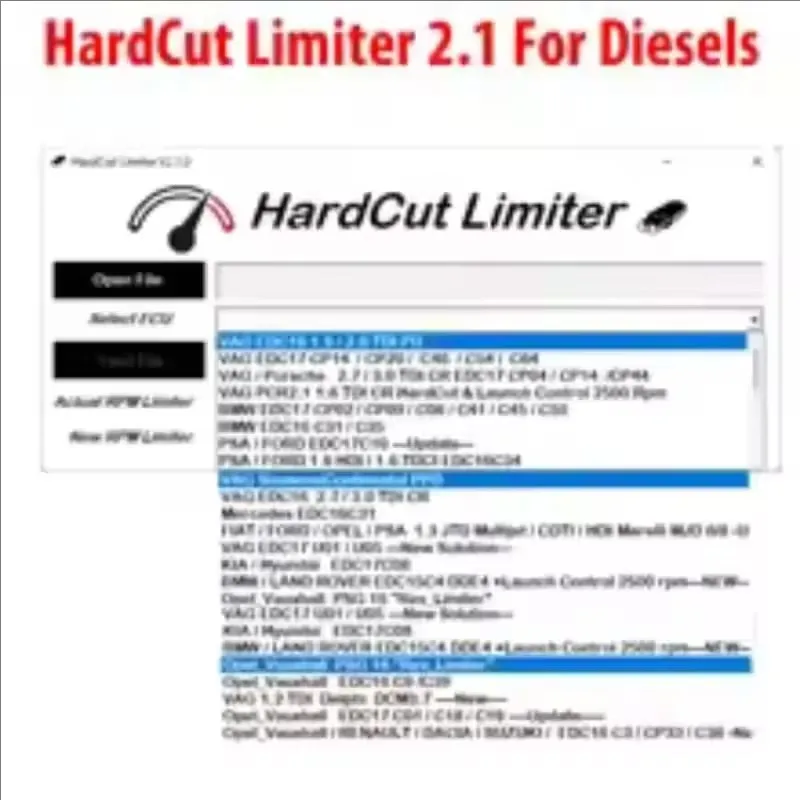 Newest 6 IN 1 ECU Software PACKAGE HardCut Limiter Diesel+Petrol Engine UltraCuttr+Pop&Bang-HARDCUT VMAX-HotStartr-Qlaunchr
Newest 6 IN 1 ECU Software PACKAGE HardCut Limiter Diesel+Petrol Engine UltraCuttr+Pop&Bang-HARDCUT VMAX-HotStartr-Qlaunchr