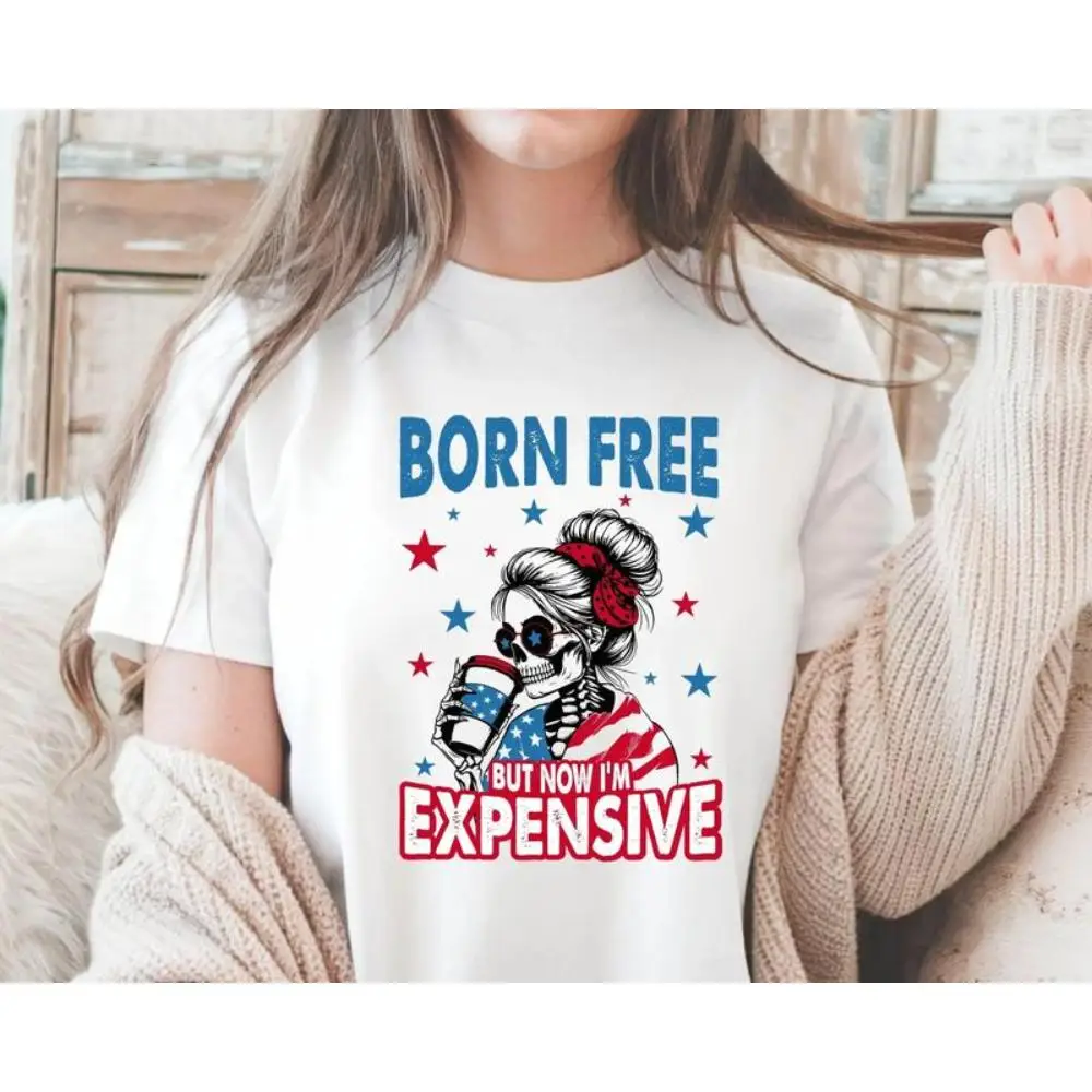 Born Free But Now Expensive T-Shirt, Patriotic Skull Tee, 4th Of July Gift, American Flag Shirt, Retro Women’s Tee, Unique Birth
Born Free But Now Expensive T-Shirt, Patriotic Skull Tee, 4th Of July Gift, American Flag Shirt, Retro Women’s Tee, Unique Birth