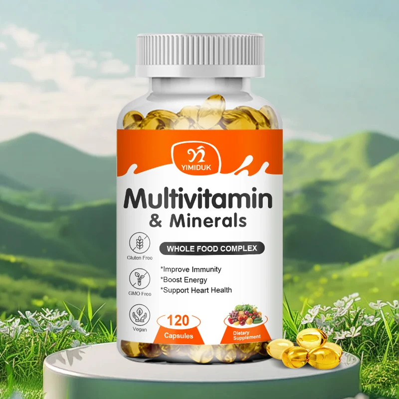 Multi Vitamin & Minerals Capsule, Supplements Support Immune System Relieve Anxiety Healthy Hair&Skin&Nails for Women
Multi Vitamin & Minerals Capsule, Supplements Support Immune System Relieve Anxiety Healthy Hair&Skin&Nails for Women