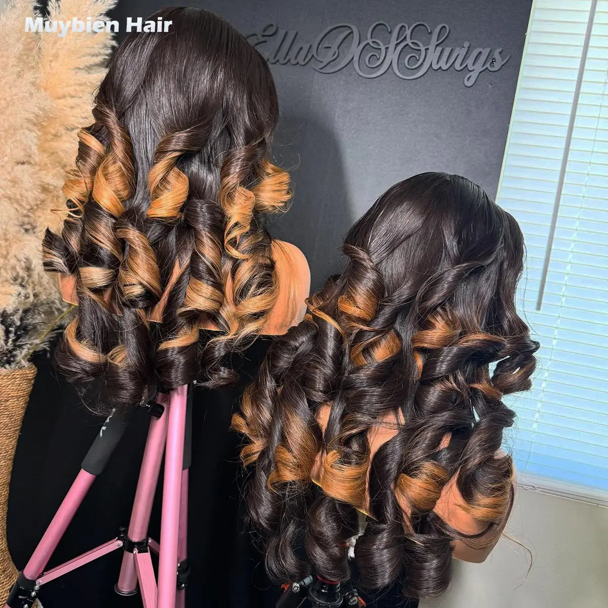 Glueless 450 High Density Ombre Highlight Blonde Lace Front Wig Human Hair 13x6 13x4 HD Lace Front Bouncy Curly Wigs for Woman
Glueless 450 High Density Ombre Highlight Blonde Lace Front Wig Human Hair 13x6 13x4 HD Lace Front Bouncy Curly Wigs for Woman