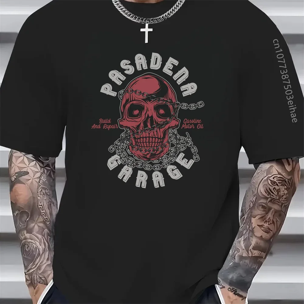 Летняя мужская футболка из чистого хлопка в американском ретро-стиле с принтом в виде черепа, модный принт, роскошная мягкая ткань, стильная уличная одежда
Летняя мужская футболка из чистого хлопка в американском ретро-стиле с принтом в виде черепа, модный принт, роскошная мягкая ткань, стильная уличная одежда