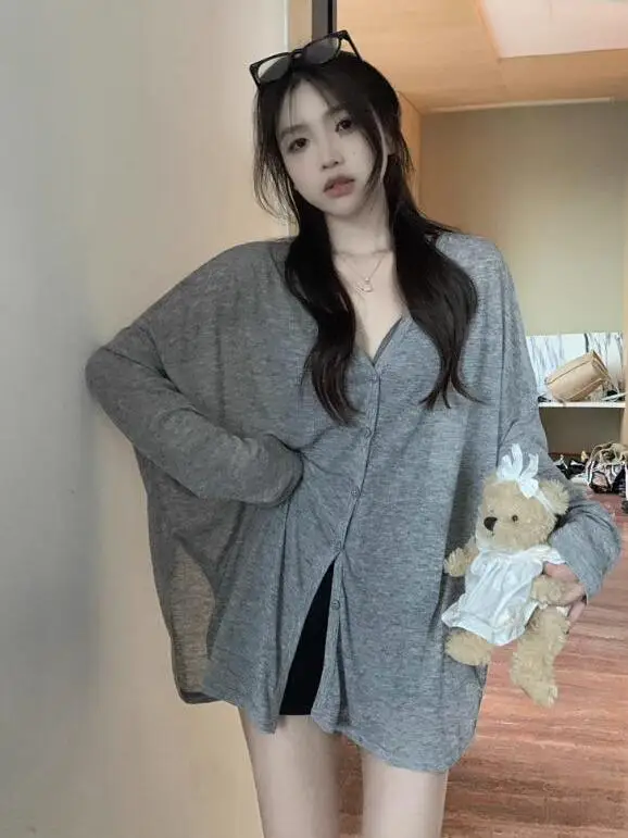 Extra Large Size 300 Pounds Lazy Style V-Neck Long Sleeve Sun Protection Women's Summer Fat MM Thin Breathable Loose Cardigan...
Extra Large Size 300 Pounds Lazy Style V-Neck Long Sleeve Sun Protection Women's Summer Fat MM Thin Breathable Loose Cardigan...