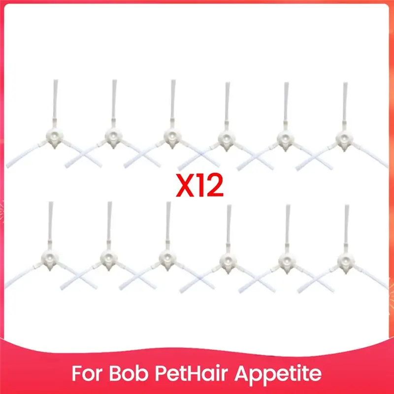 AEE8-12Pcs Replacement Side Brushes For Bobsweep For Bob Pethair Appetite Robot Vacuum, Edge-Sweeping Brushes Accessories
AEE8-12Pcs Replacement Side Brushes For Bobsweep For Bob Pethair Appetite Robot Vacuum, Edge-Sweeping Brushes Accessories