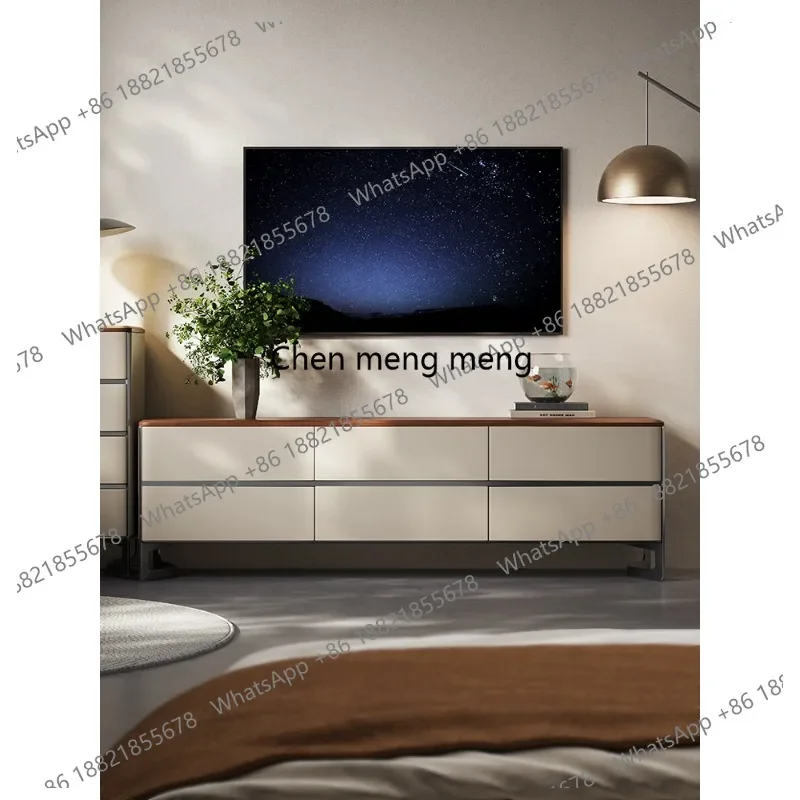 N178 Italian minimalist TV cabinet, light luxury high-end chest of drawers, high-end leather solid wood storage cabinet
N178 Italian minimalist TV cabinet, light luxury high-end chest of drawers, high-end leather solid wood storage cabinet