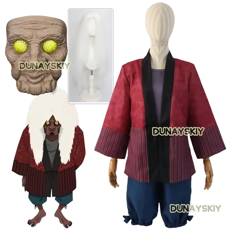 Anime Dandadan Turbo Babaa Cosplay Costume Japanese-Style Monk's Coat Uniform Wig Adult Unisex Mask Accessory Role-play Costumes
Anime Dandadan Turbo Babaa Cosplay Costume Japanese-Style Monk's Coat Uniform Wig Adult Unisex Mask Accessory Role-play Costumes
