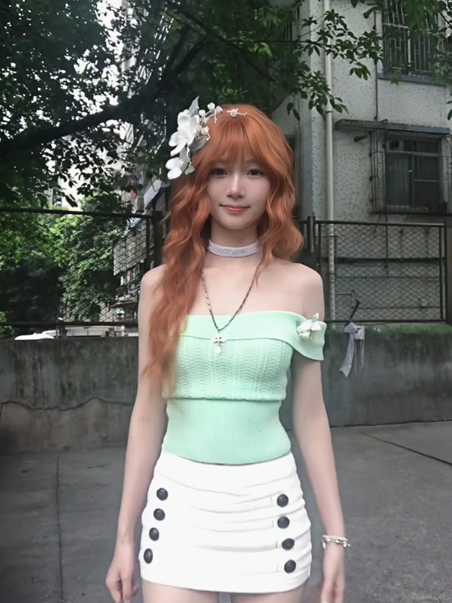 Green Knitted Crop Top Women's Summer Slim Fit Shoulder Baring T-Shirt Spicy Girl Style Short Sleeve Breathable Skin-Friendly
Green Knitted Crop Top Women's Summer Slim Fit Shoulder Baring T-Shirt Spicy Girl Style Short Sleeve Breathable Skin-Friendly