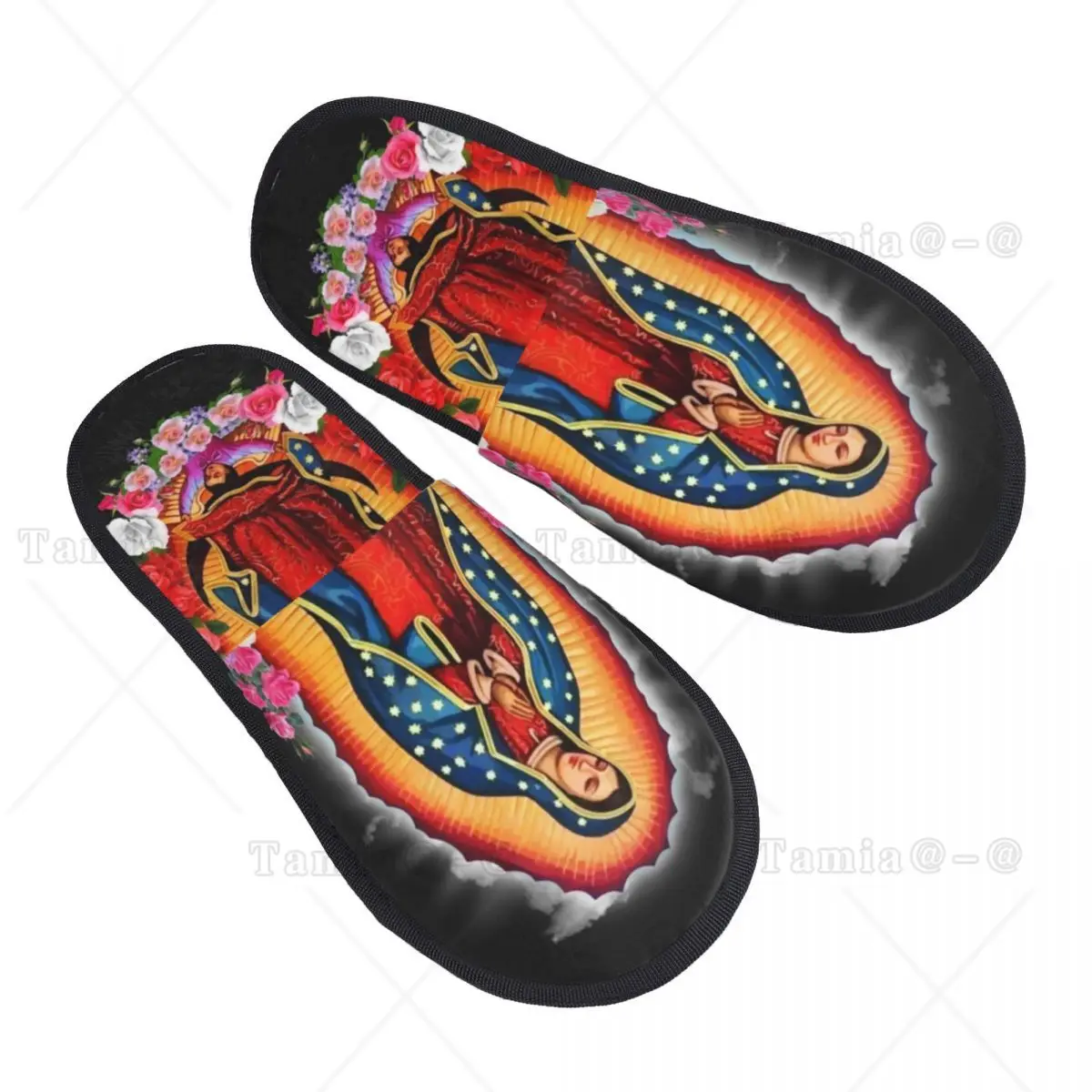 Тапочки для гостей Девы Марии Гуадалупе для ванной, женские тапочки с принтом на заказ, мексиканские католические Санты
Тапочки для гостей Девы Марии Гуадалупе для ванной, женские тапочки с принтом на заказ, мексиканские католические Санты