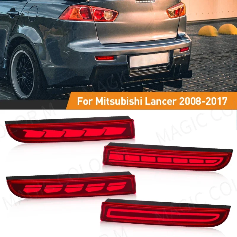 GEFENSI LED Bumper Reflector Lights For Mitsubishi Lancer Evo Evolution ASX Outlander Sport RVR Dynamic Turn Signal Rear Tail Br
GEFENSI LED Bumper Reflector Lights For Mitsubishi Lancer Evo Evolution ASX Outlander Sport RVR Dynamic Turn Signal Rear Tail Br