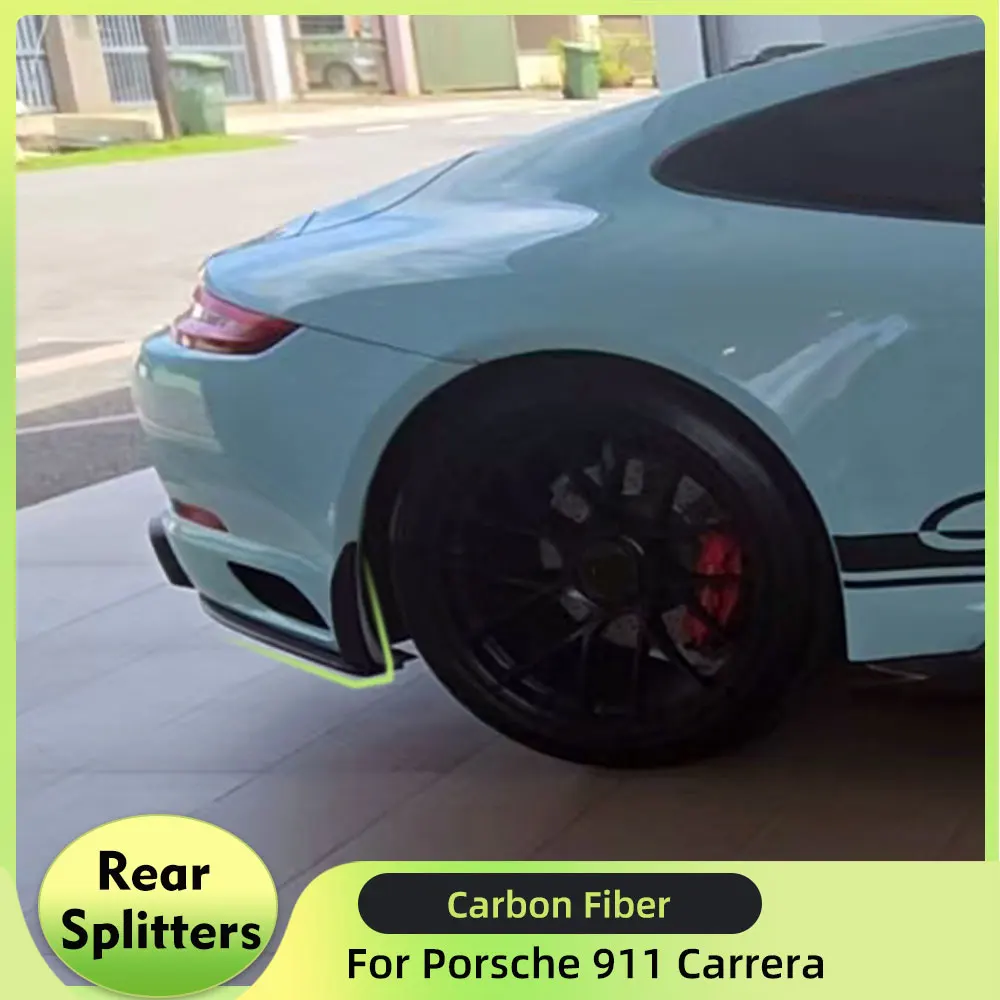 Car Rear Bumper Splitters Dry Carbon For Porsche 911 Carrera 4 GTS 2017 Rear Splitters Canards Replacement Lip Apron Trim
Car Rear Bumper Splitters Dry Carbon For Porsche 911 Carrera 4 GTS 2017 Rear Splitters Canards Replacement Lip Apron Trim