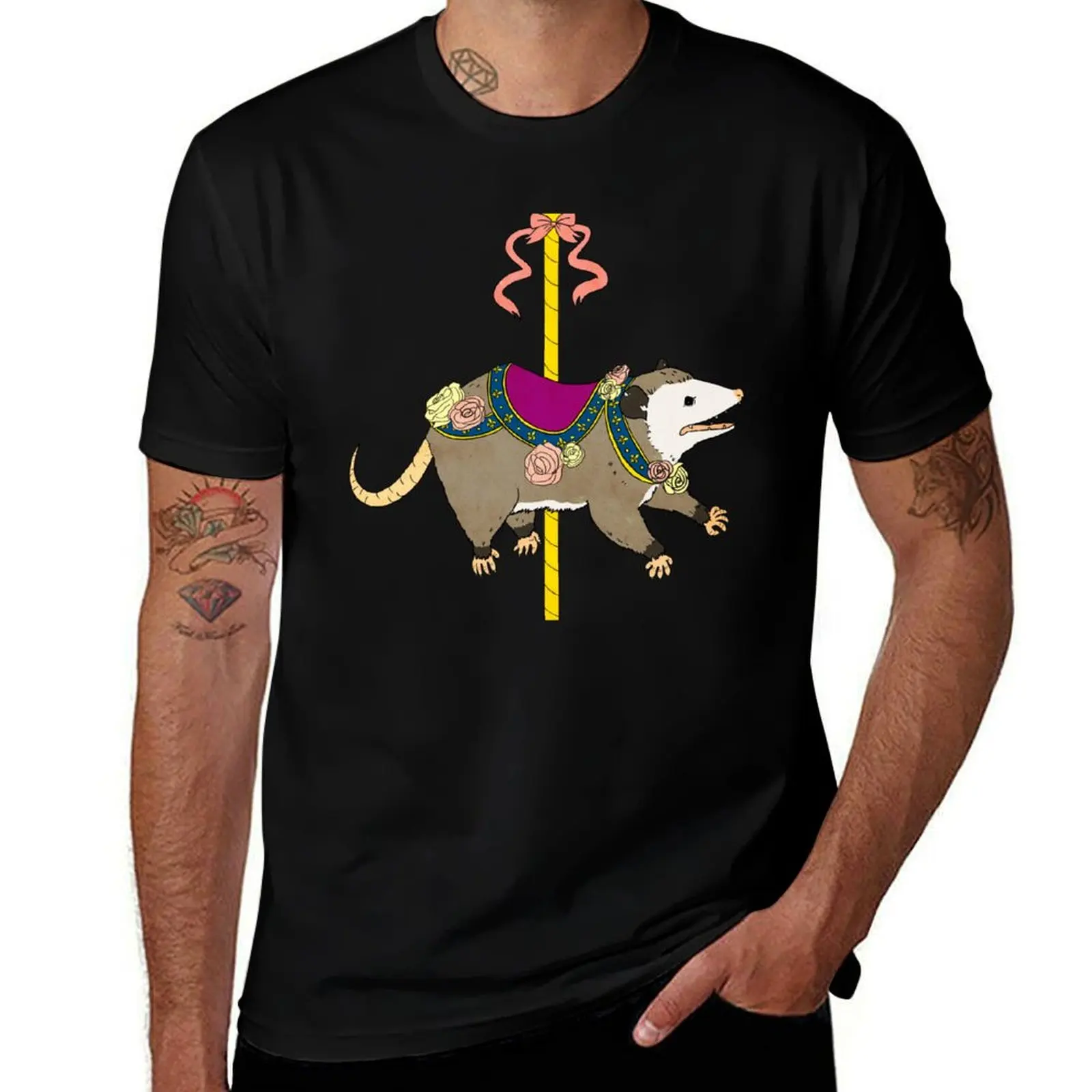 Opossum Carousel T-Shirt man t shirts graphic man graphic t shirt cotton t shirts man 100% T-shirt
Opossum Carousel T-Shirt man t shirts graphic man graphic t shirt cotton t shirts man 100% T-shirt